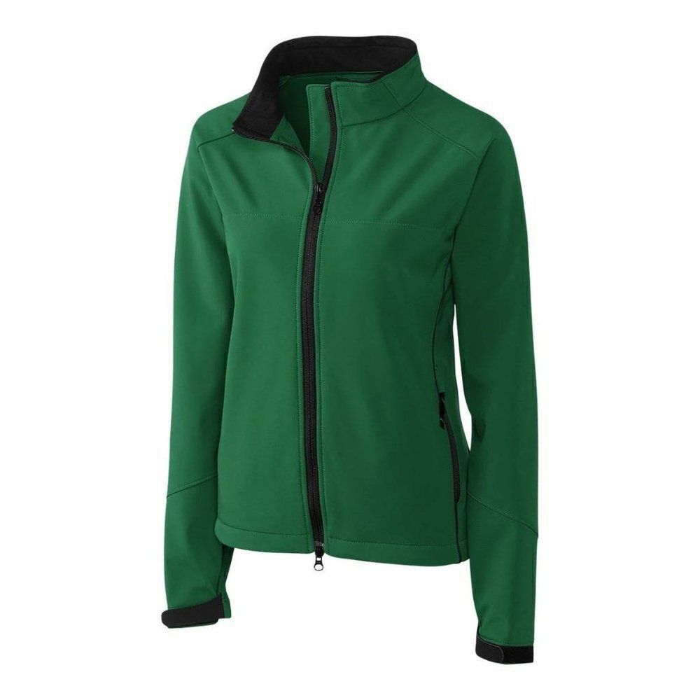 Clique Waterproof Fleece Lined Softshell Jacket - size Small in Green